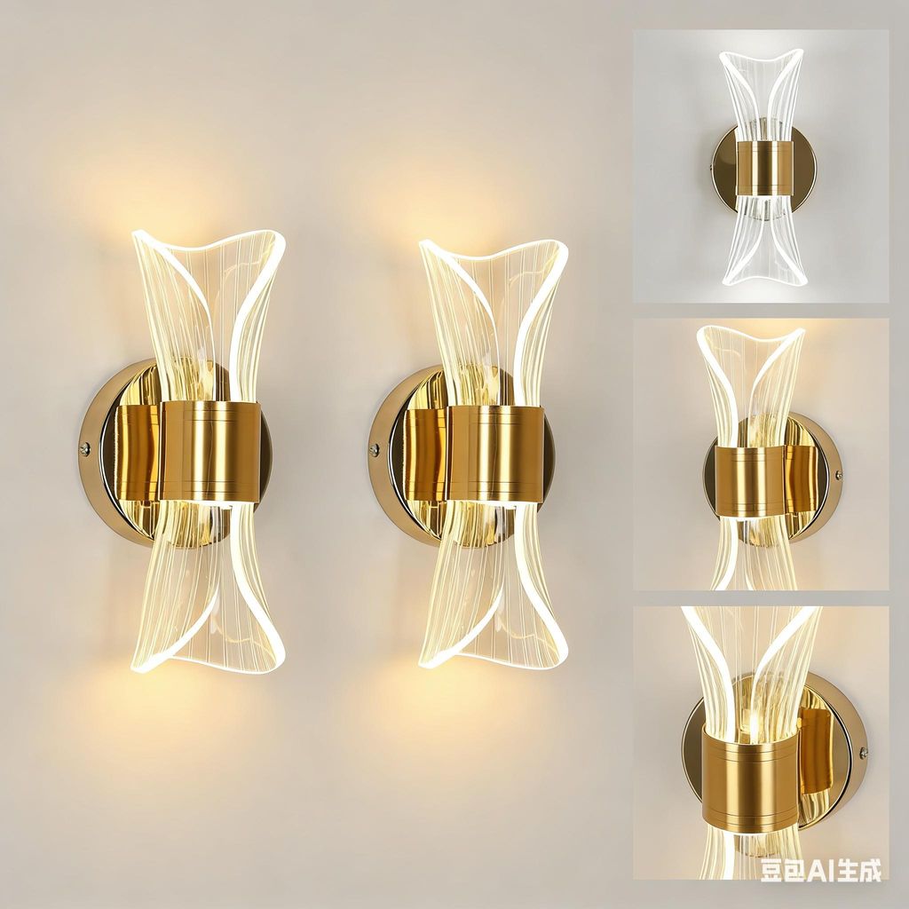 2 Stück LED Wandleuchte Innen 12W Wandlampe Produktbild 