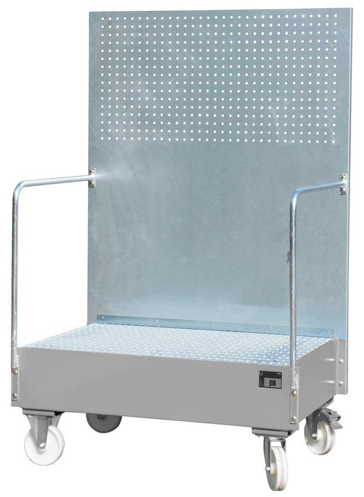 Bauer Fahrbare Auffangwanne mit Lochplattenwand LPW 200-2, Produktbild 