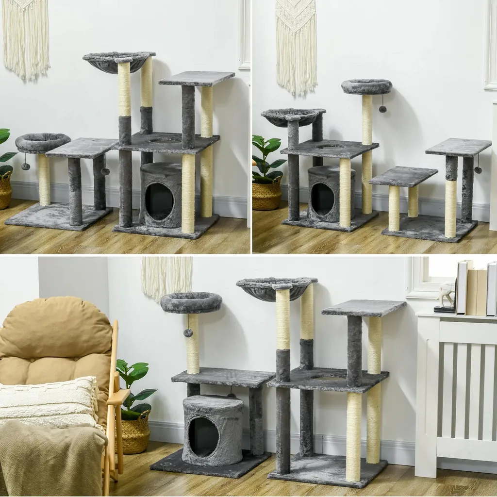 Arbre à chat 144 cm : la solution anti-griffures pour vos meubles