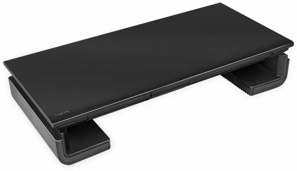 Support de bureau Logilink extensible 420-520mm pliable et robuste noir