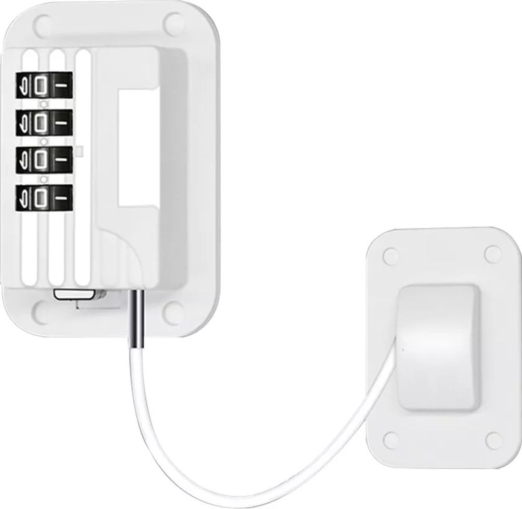 Kühlschrank-Kombinationsschloss, Schrankriegel, kein Bohren, für die Sicherheit von Kindern und Babys