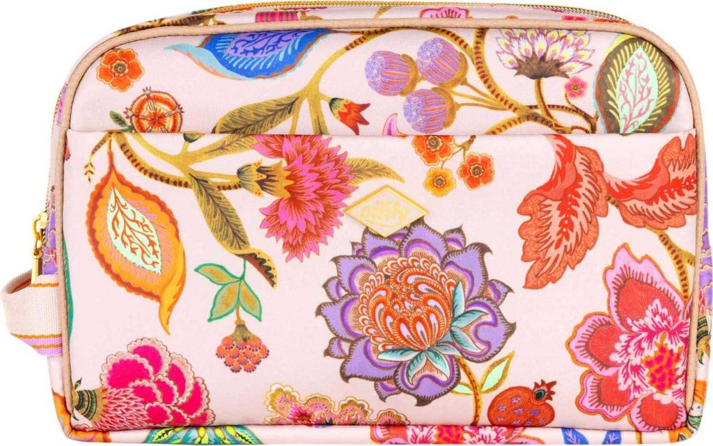 Oilily Kulturbeutel Cloe Pocket Cosmetic Bag Shifting Sand bunt