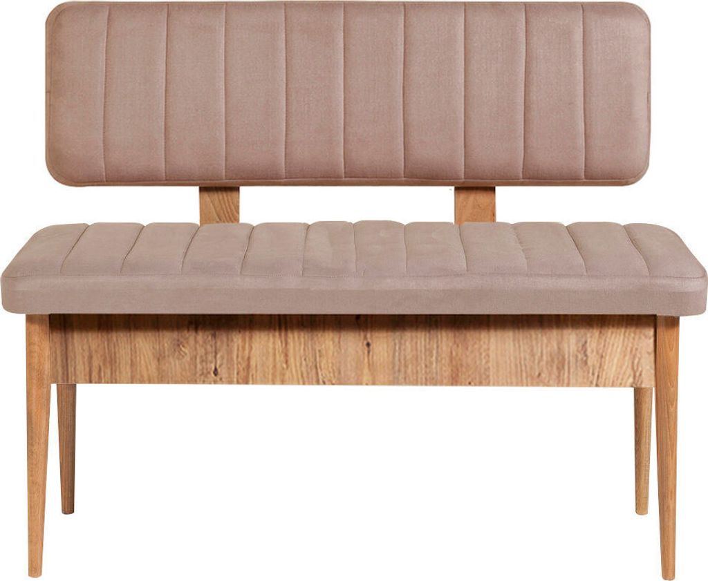 A studio shot of a bench.