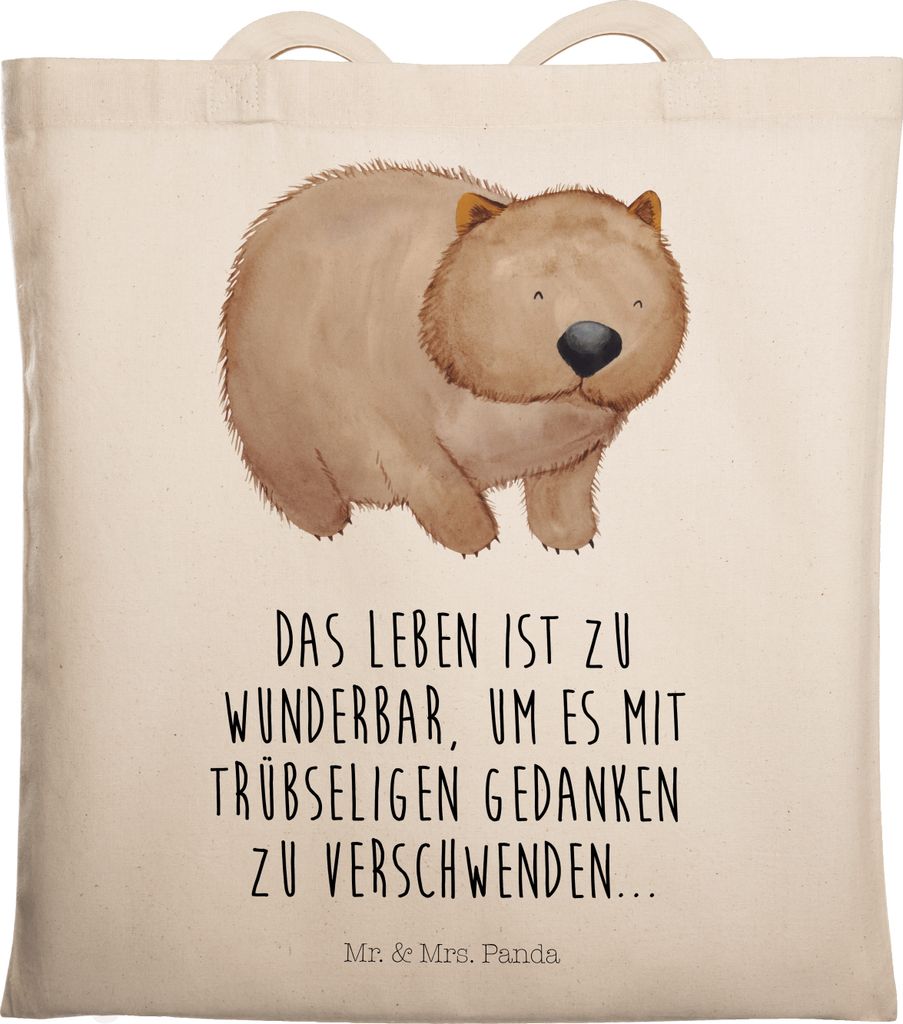 Mr. & Mrs. Panda Shopping Tasche Wombat - Transparent - Produktbild 