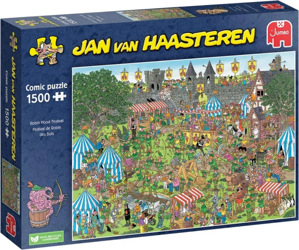 Puzzle Jan van Haasteren Robin Hood Festival 1500 pièces Jumbo 19098