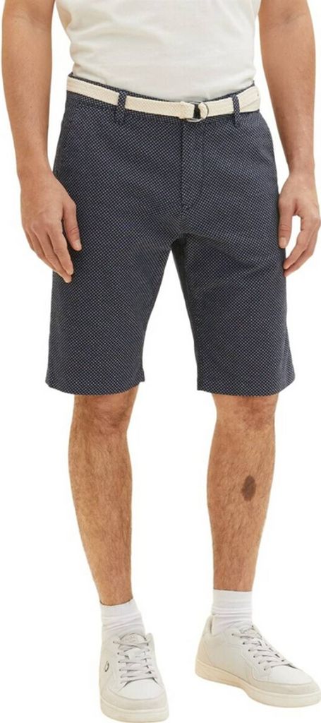 Tom Tailor Chino Shorts Bermuda Tom Tailor kurze Chino Slim Fit inkl. Gürtel