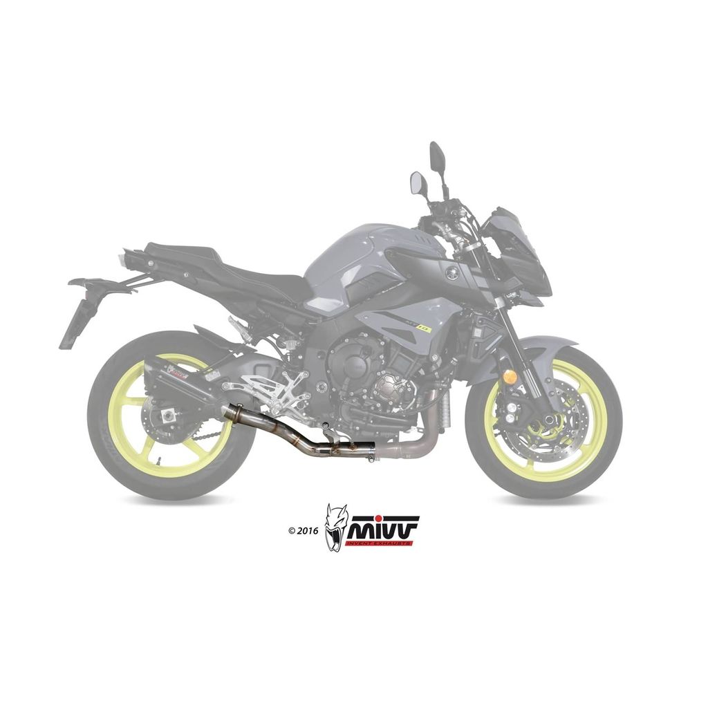 MIVV Edelstahl Katalysator-Eliminator-Rohr für YAMAHA MT-10