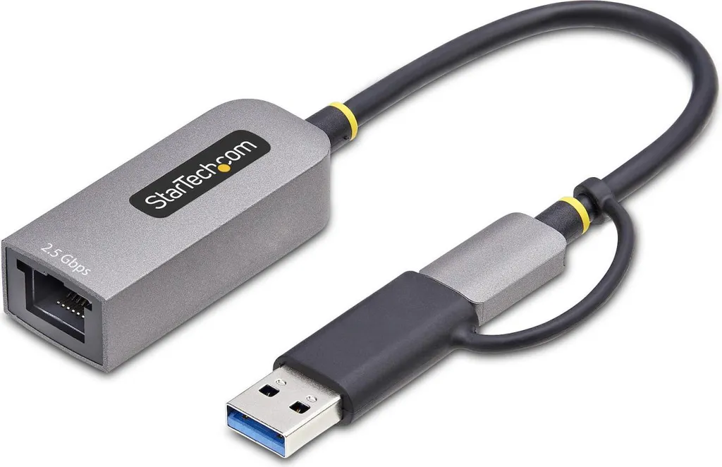 Adattatore StarTech.com USB-C a Ethernet 2,5GbE con convertitore USB-A - 2