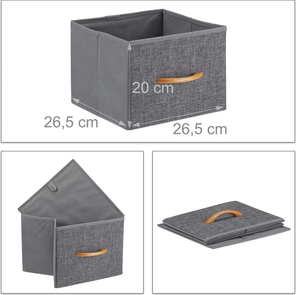Petit caisson de rangement mobile Commode à roulettes compacte et grise - 7