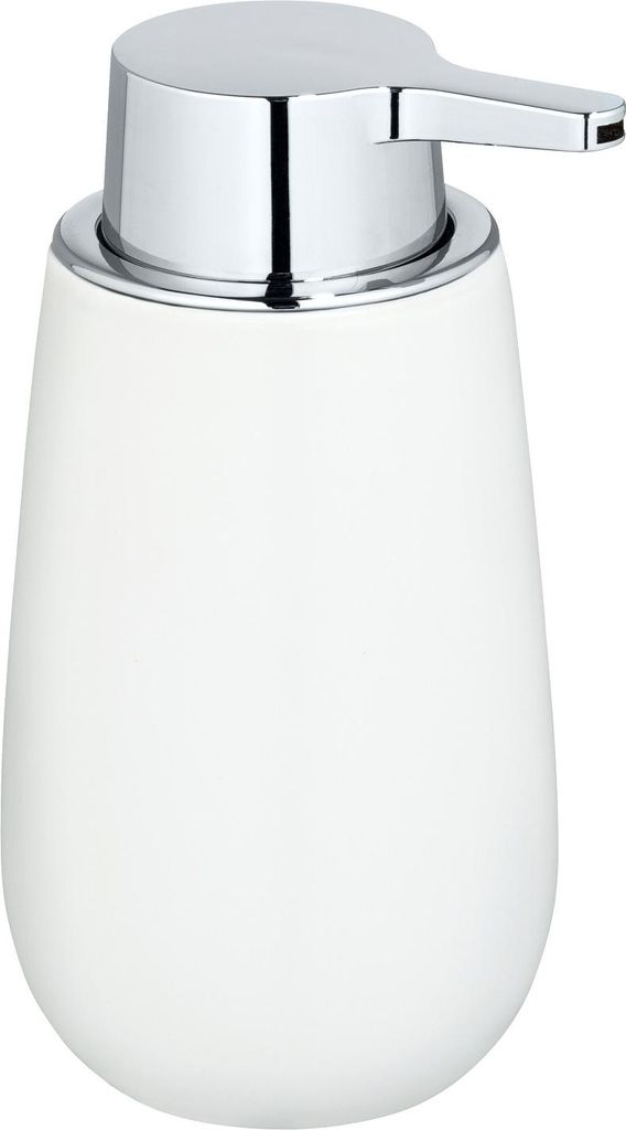 WENKO Seifen Spender Badi Weiß 320 ml Flüssigseife Lotion Produktbild 