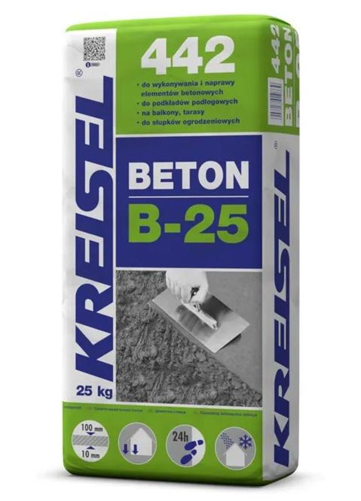 Bodenausgleichsmasse Beton B-25 Kreisel 442, 25 kg, 10–100 Produktbild 