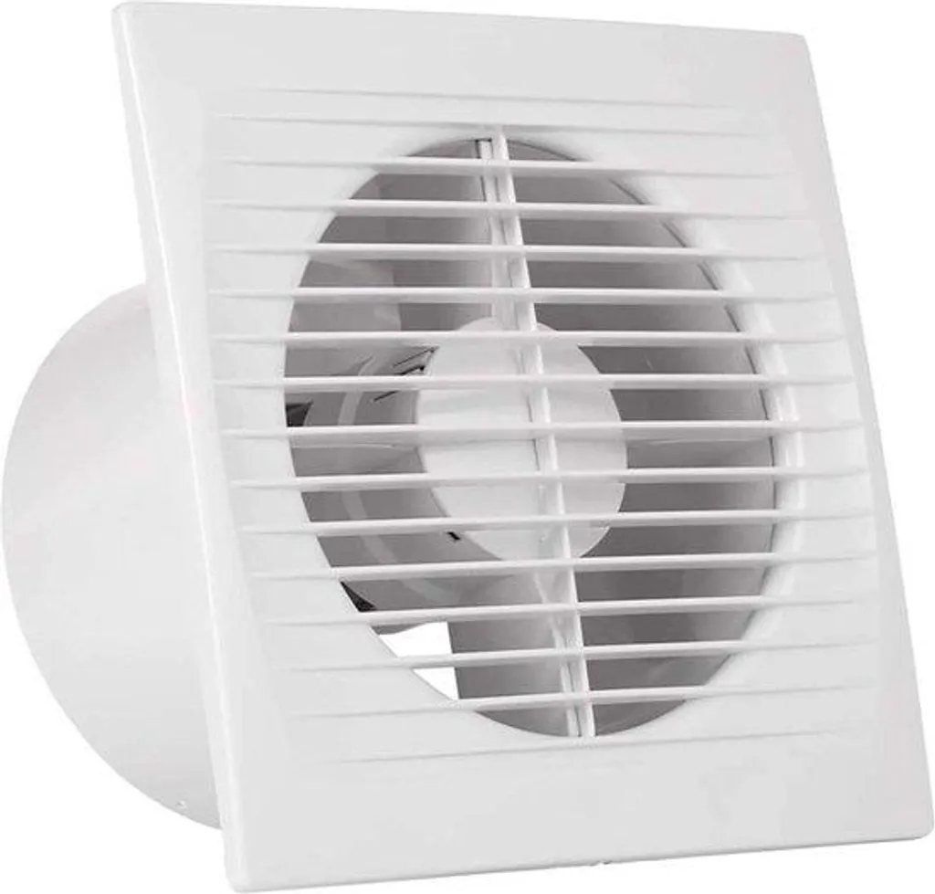 Aérateur de salle de bains 180 m³/h 15W avec grille de protection fine