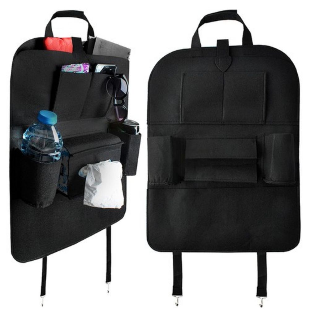 Xtrobb Autositz-Organizer - schwarz - Filz - 7 Facher - Produktbild 