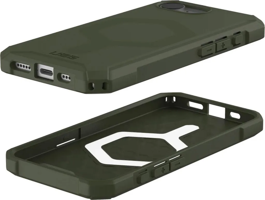 Évitez la Casse d'Écran avec la Coque UAG Essential Armor Olive Ultra-Robuste - 16