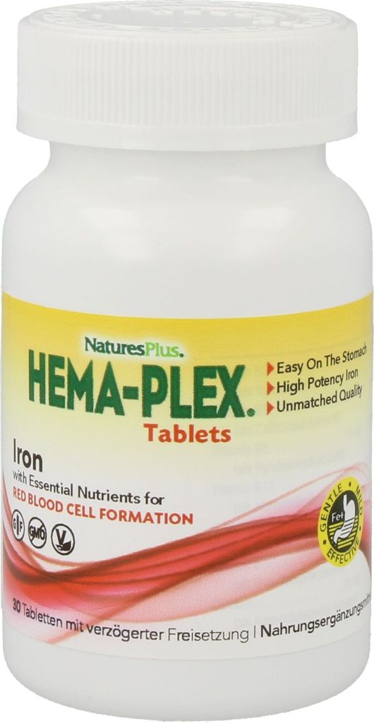 Natures Plus Hema-Plex Iron-30 Tabletten Produktbild 