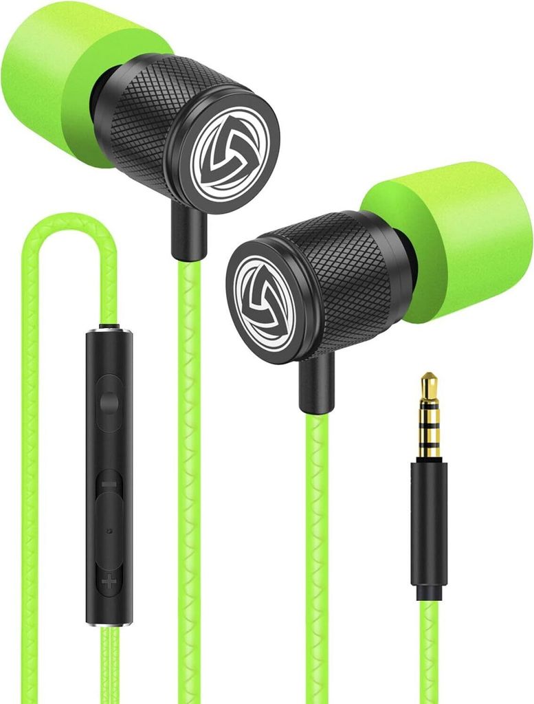 Ultra Kopfhörer In Ear Ohrhörer mit Kabel und Mikrofon, Kristallklarer Klang,