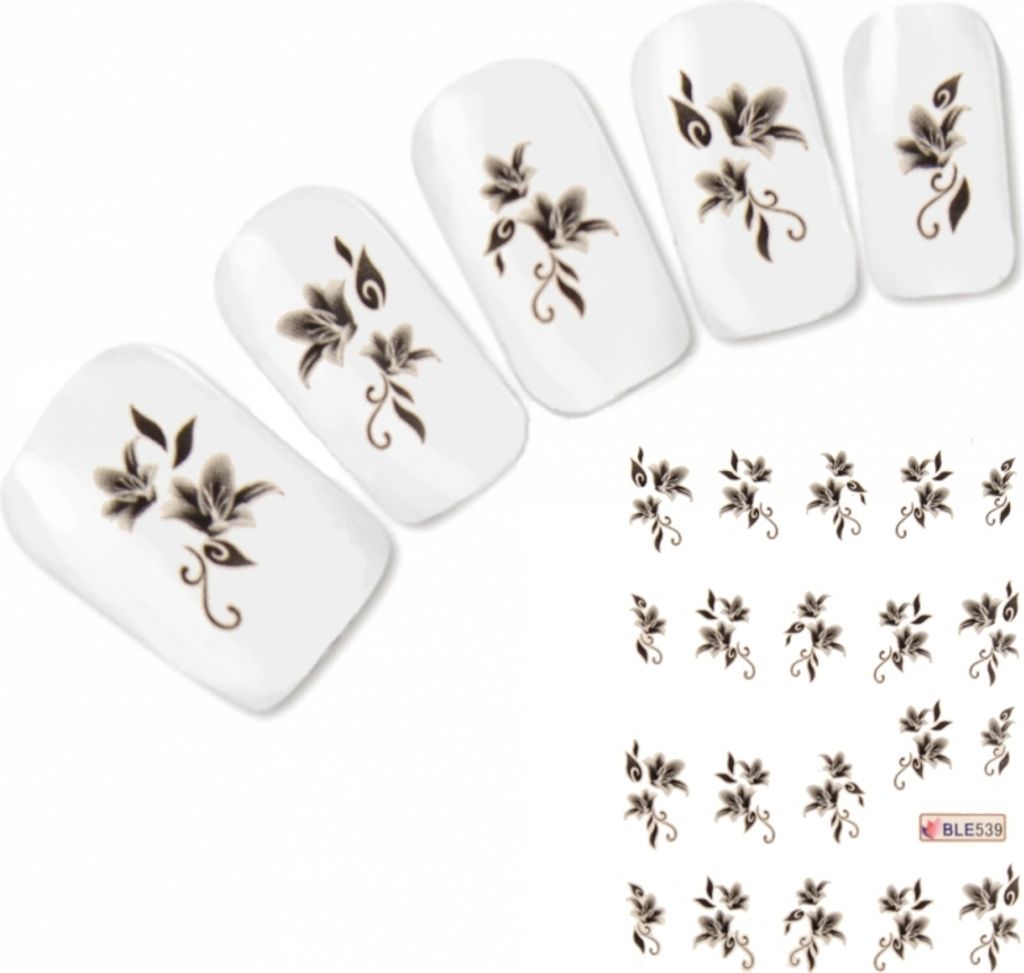 Tattoo Nail Art Flower Aufkleber Blume Nagel Sticker Neu! Produktbild 