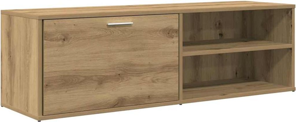 vidaXL TV-Schrank Artisan-Eiche 120x34x37 cm Holzwerkstoff