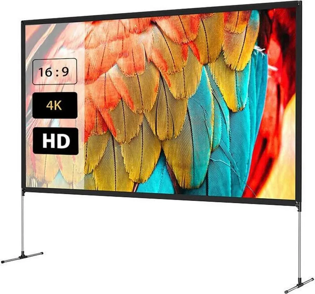 BlitzWolf BW-VS6 120" Schermo 4K: L'Originale Anti-Pieghe con Stand