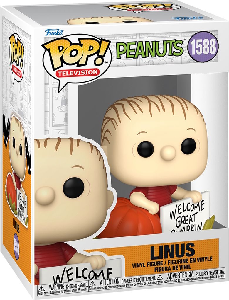 Peanuts Linus 1588 - Funko Pop! Vinyl Figur