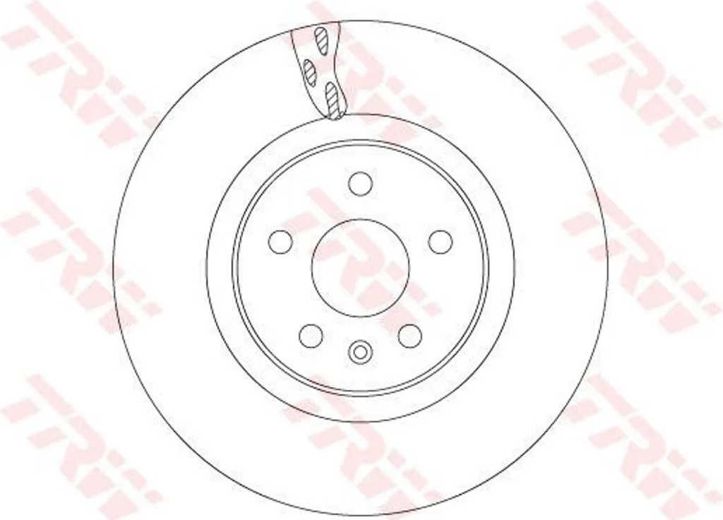Disque de Frein Anti-Vibration pour Tesla Model S X - TRW DF6700S 2x