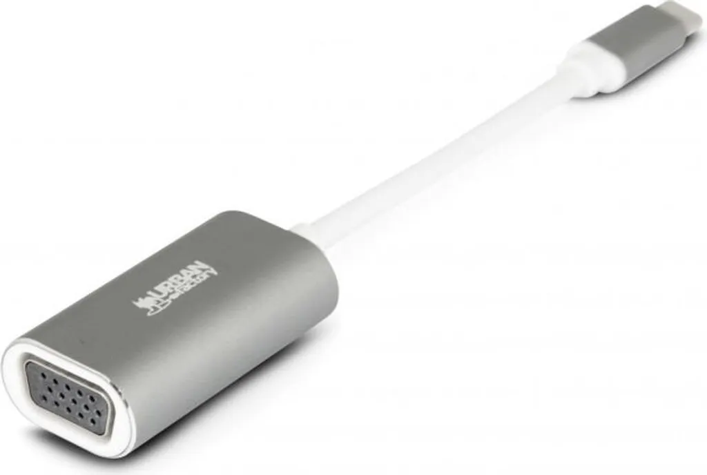 Convertisseur USB vers VGA avec Câble Intégré pour Écran et Vidéoprojecteur