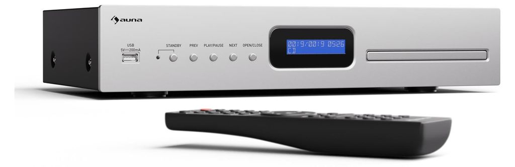 Auna Art22 CD Player HiFi Mit Slot-In Laufwerk, Produktbild 