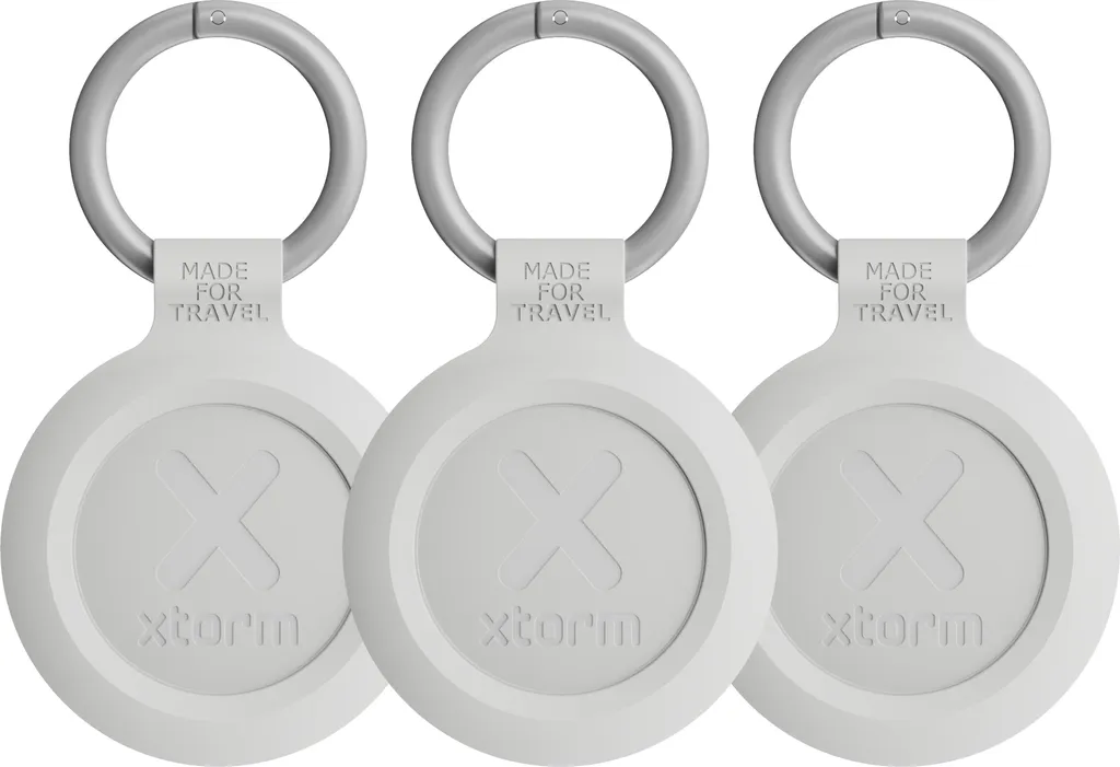 Xtorm TravelTag IP64 - Balise de Localisation Étanche Pack de 3 Blanc