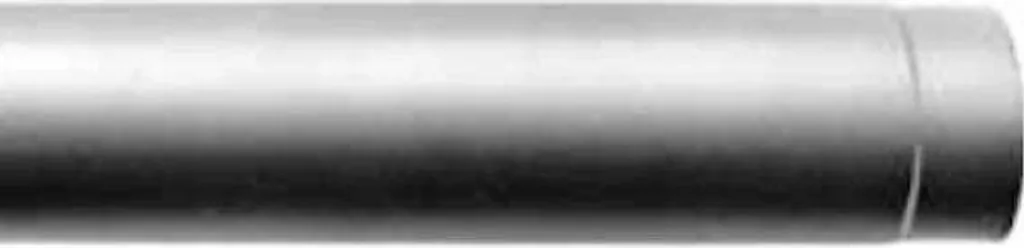 Tubo Stufa a Legna 200mm Acciaio Naturale 25cm | Stile Industriale