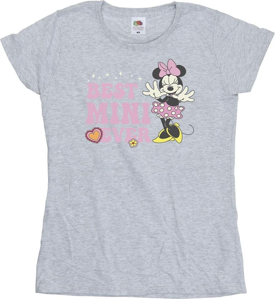 Disney - "Best Mini Ever" T-Shirt für Damen BI33695 (XXL) (Grau)