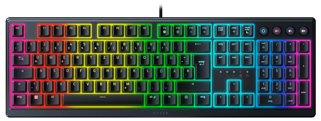 Razer Ornata V3, Kabelgebunden, USB, Membran Key Switch, Produktbild 