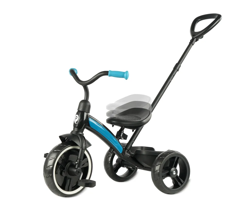 Vélo Tricycle Enfant Qplay Elite Plus New Blue pour Apprendre à Pédaler