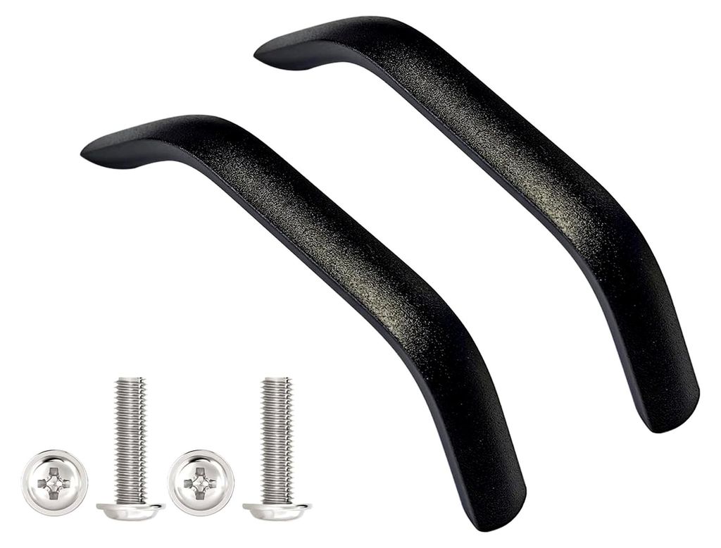 2 Stück Moderne Schrankgriffe, 96 mm Lochmitte, Möbelgriff aus massivem Aluminium, Griffe mit Schrauben für die Möbelgestaltung