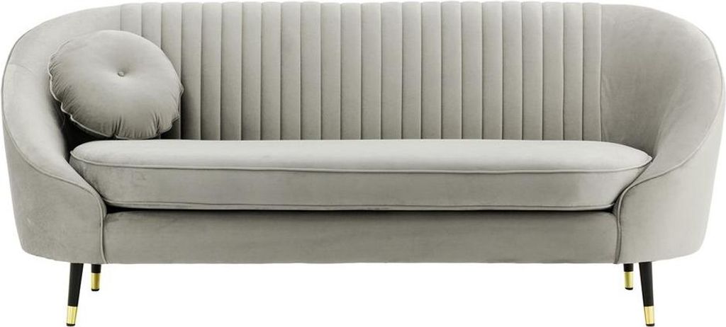 2,5-Sitzer Sofa Kooper mit Ziernähten-Velluto 15-brass