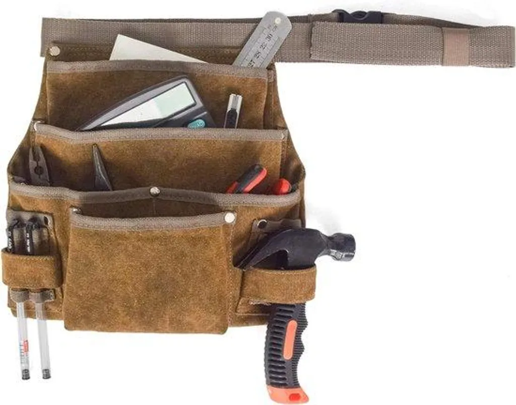 Sac porte-outils professionnel à 6 compartiments pour électricien