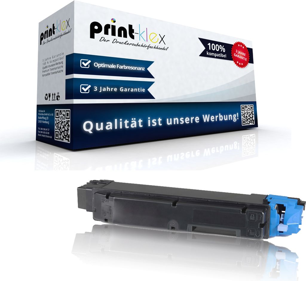 Kompatible Tonerkartusche für Kyocera Copystar M6035 cidn M6535 cidn P6035 cdn TK 5150 TK5150 TK-5150 Cyan Blau - Office Light Serie