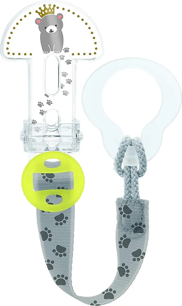 MAM Clip It Attache-tétine Ajustable avec Cache de Protection - 1 Unité