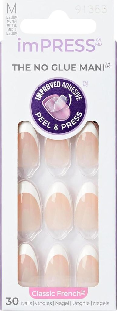 Selbstklebende Kunstnägel French IFC03 Everlasting Kiss Produktbild 