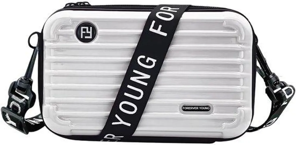Sac de voyage maquillage pour femme, trousse de toilette blanche chic