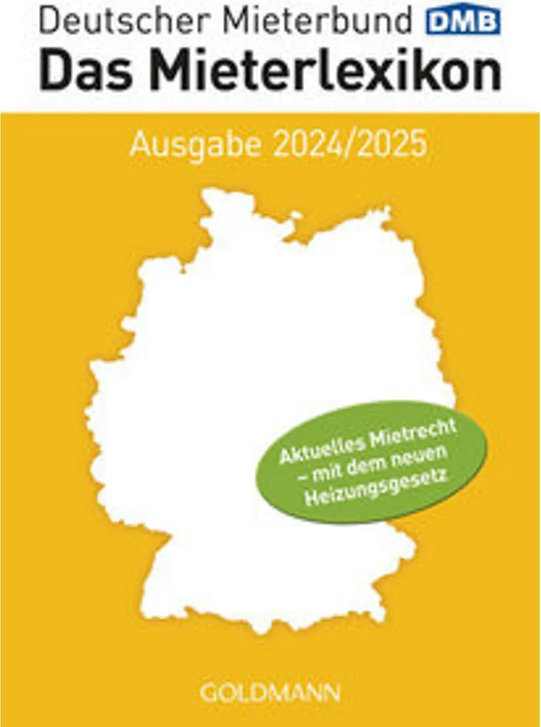 Guide Juridique Das Mieterlexikon 2024/2025 pour Location Immobilière