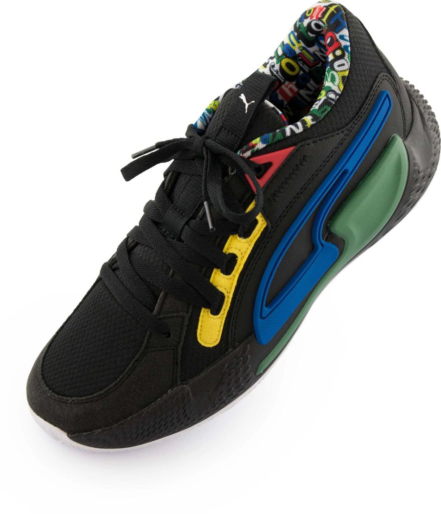 Puma Court Rider Chaos Trash Talk Schwarze Unisex-Schuhe