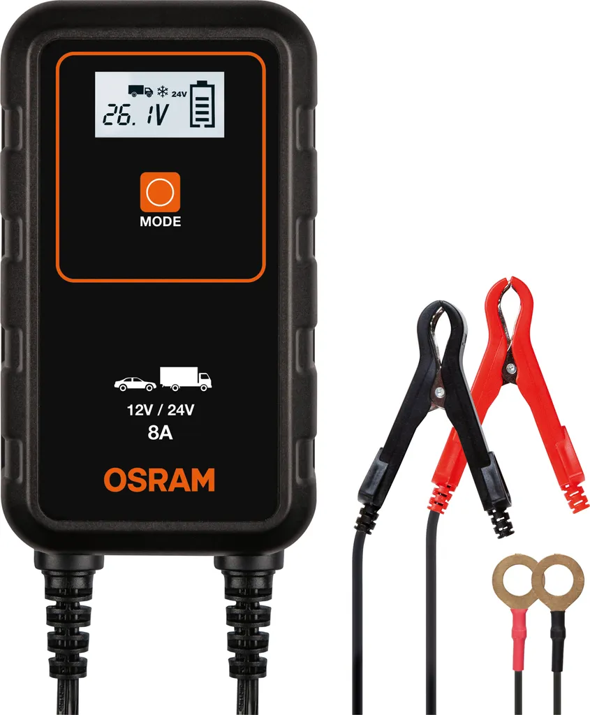Osram BATTERYcharge 908 chargeur intelligent 12V/24V 8A pour batterie