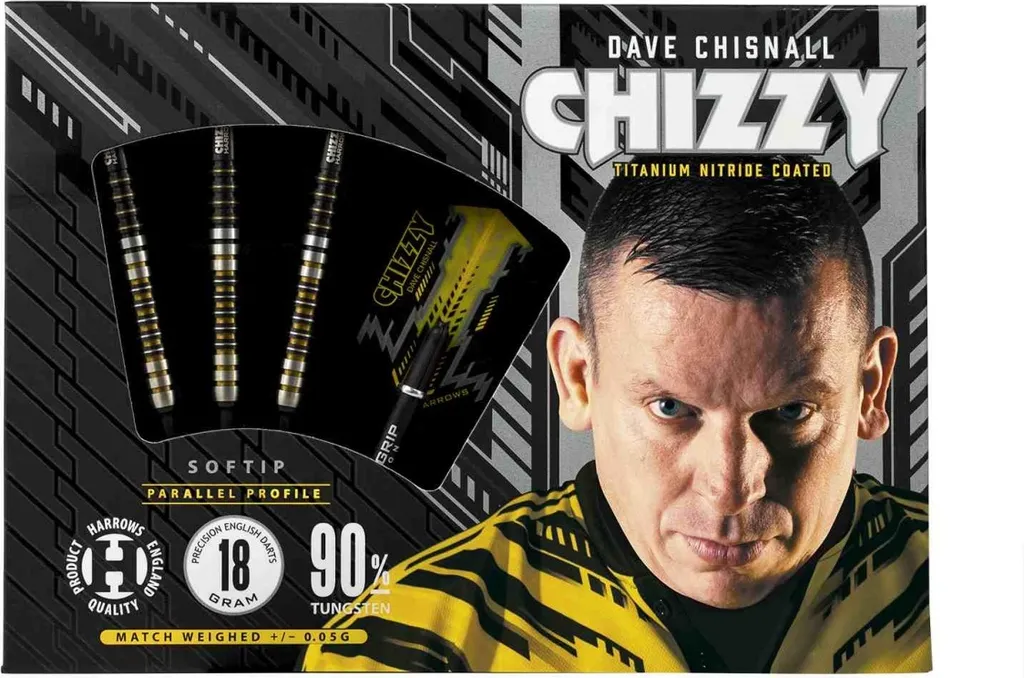 Fléchettes de compétition Chizzy Harrows 18g pour cible souple - 3