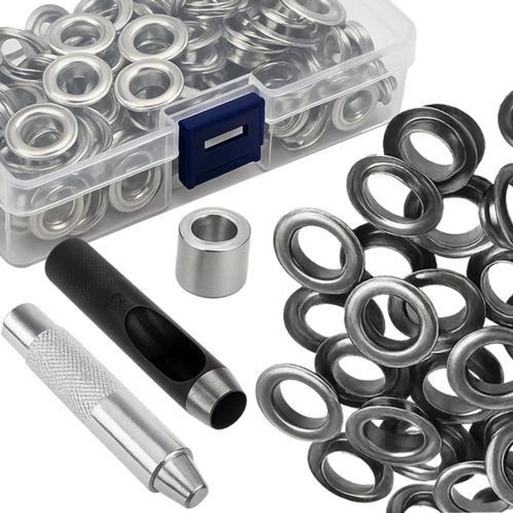 Set di occhielli per teloni da 12 mm, 100 pezzi Gardlov Immagine del prodotto 