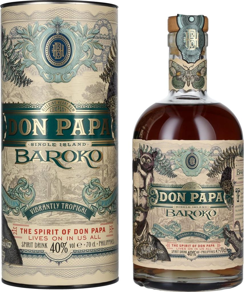 Don Papa Baroko + Box 700ml 40% Vol.