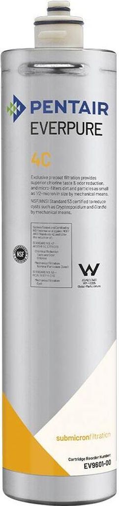 A product shot of a water filter cartridge.