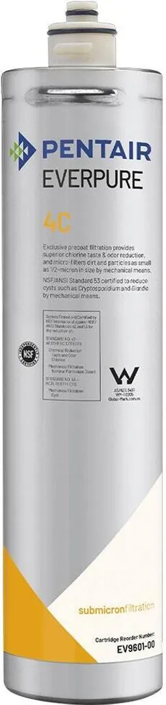 Filtre à eau Everpure 4C EV9600-00 cartouche de rechange filtration 0,5