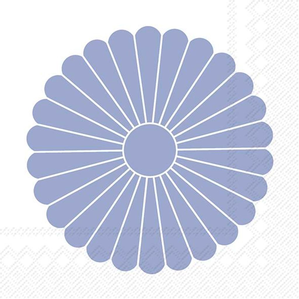 FLEUR (V&B) blue Cocktail-Servietten Produktbild 