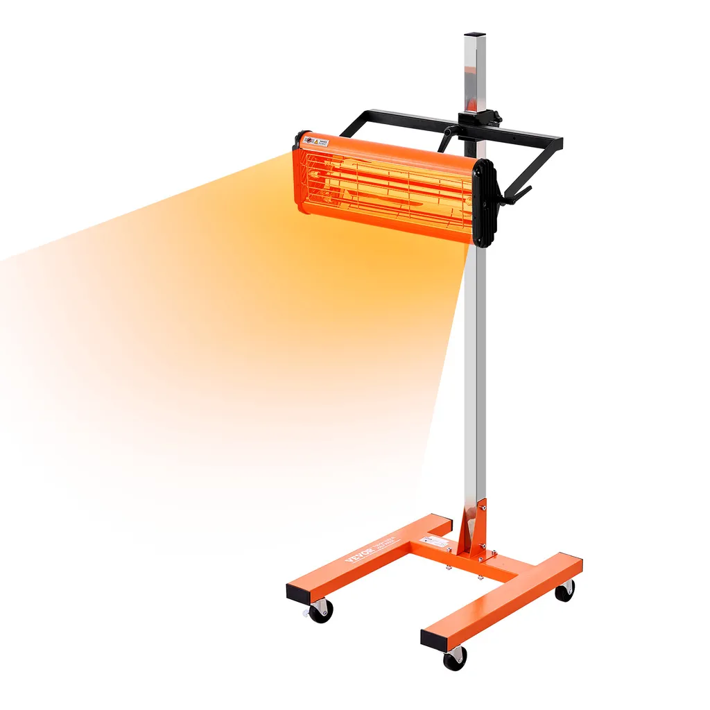 Lampe Infrarouge 1500W VEVOR Chauffage Automatique Surface 31,8 m²