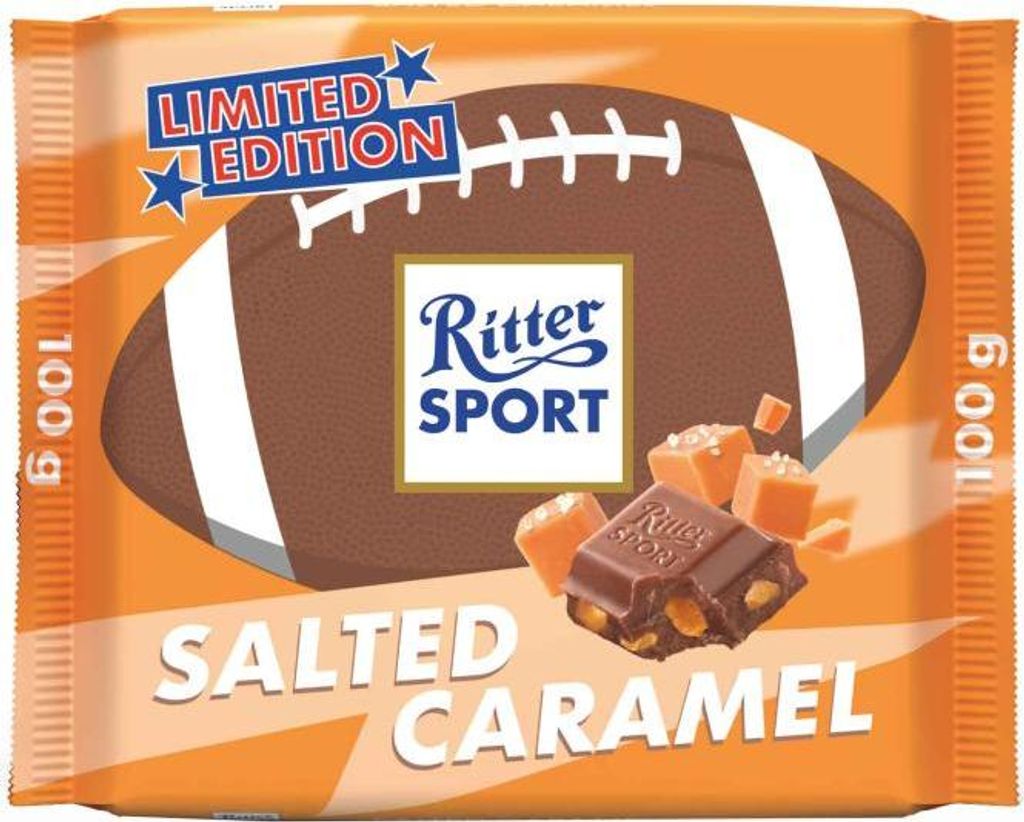 Ritter Sport Salted Caramel Plnotučná mliečna čokoláda Obrázok produktu 